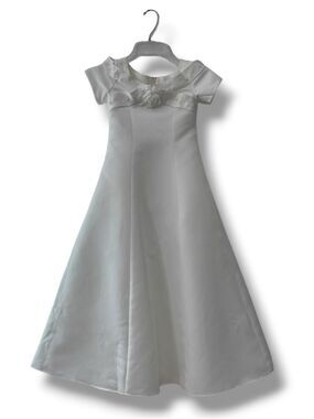 Cherish Ivory Communion Flower Girl Dress Size 7 Special Occasion Formal